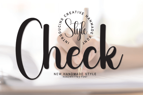 Check: The Versatile Handwritten Font for Modern Design