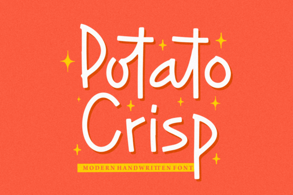 Discover Potato Crisp: A Handwritten Script Font for Timeless Designs