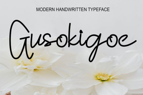 Discovering Gusokigoe: A Playful Handwritten Brush Script Font