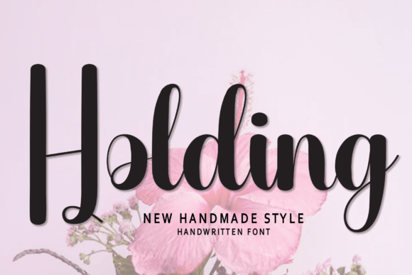 Holding: A Bold Handmade Typeface for Authentic Designs