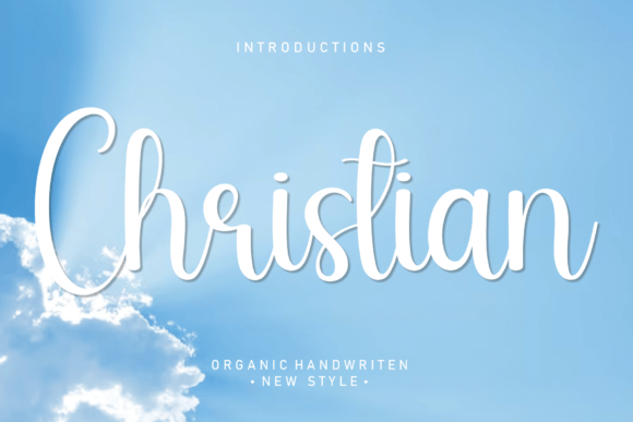 The Christian Font: A Neat and Casual Handwritten Typeface