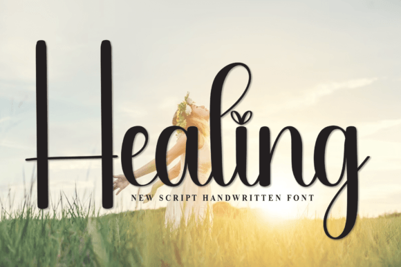 The Healing Font: An Elegant Script for Your Creative Projects